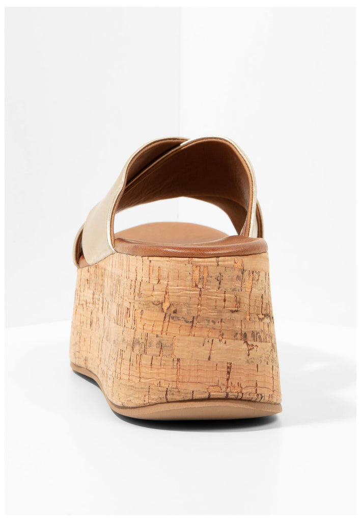 Inuovo Pantoletten Leder Gold - surf4shoes