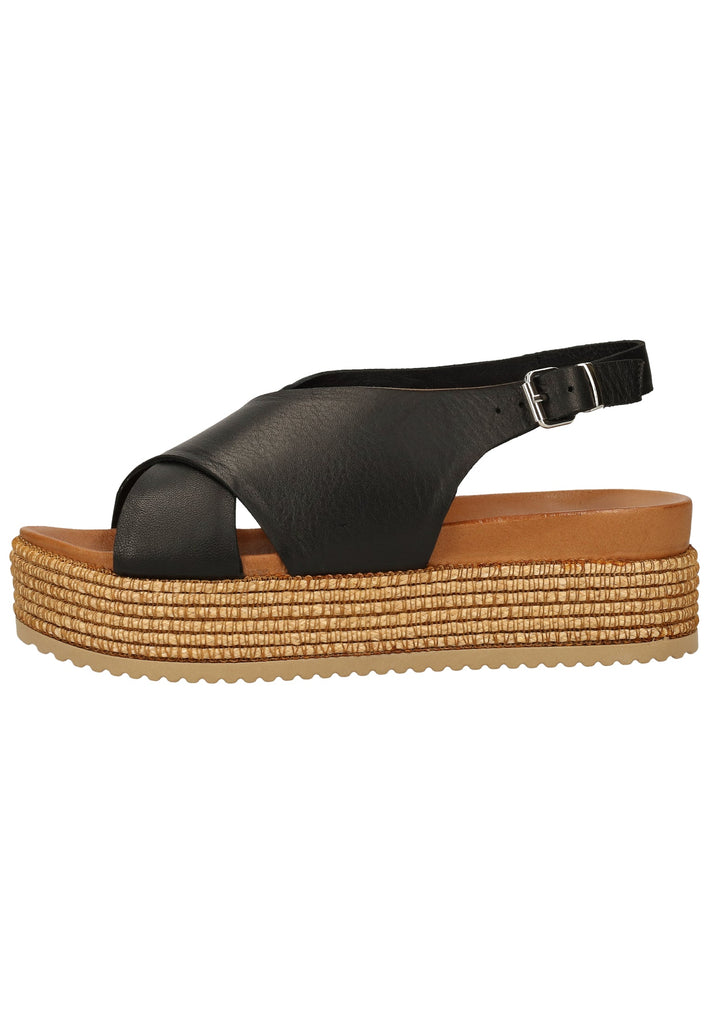 Inuovo Sandalen Leder Schwarz - surf4shoes