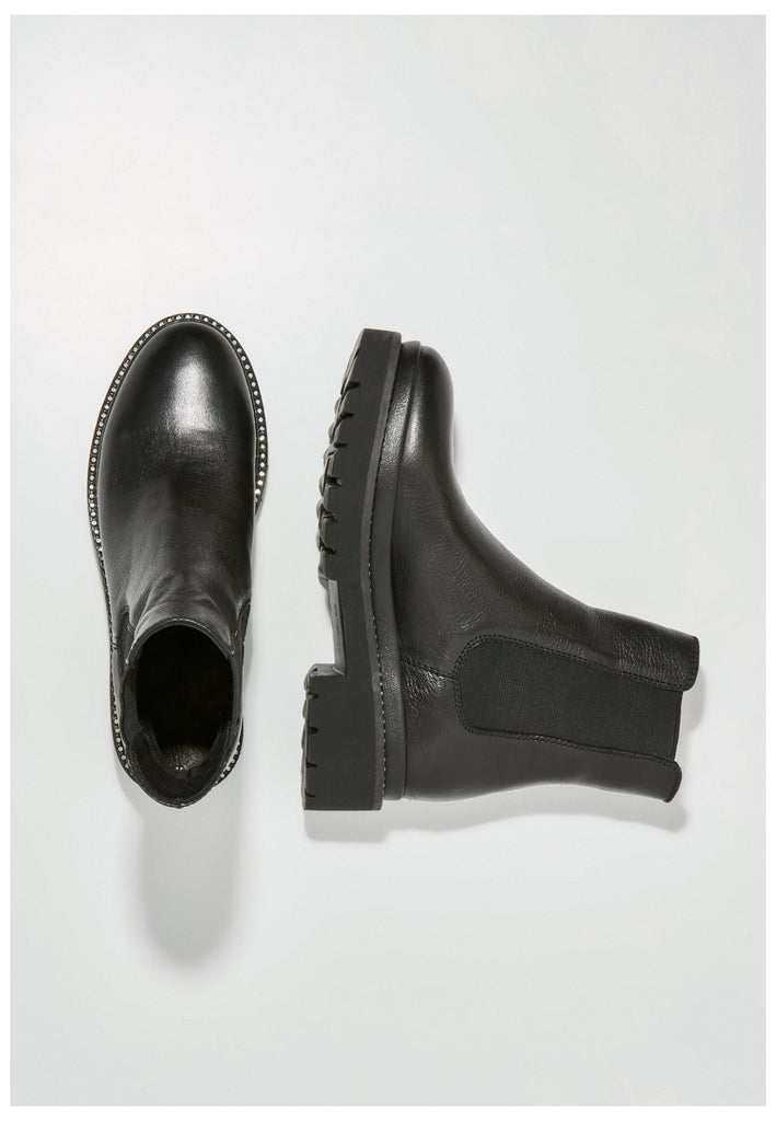 Inuovo Stiefelette Leder Schwarz - surf4shoes