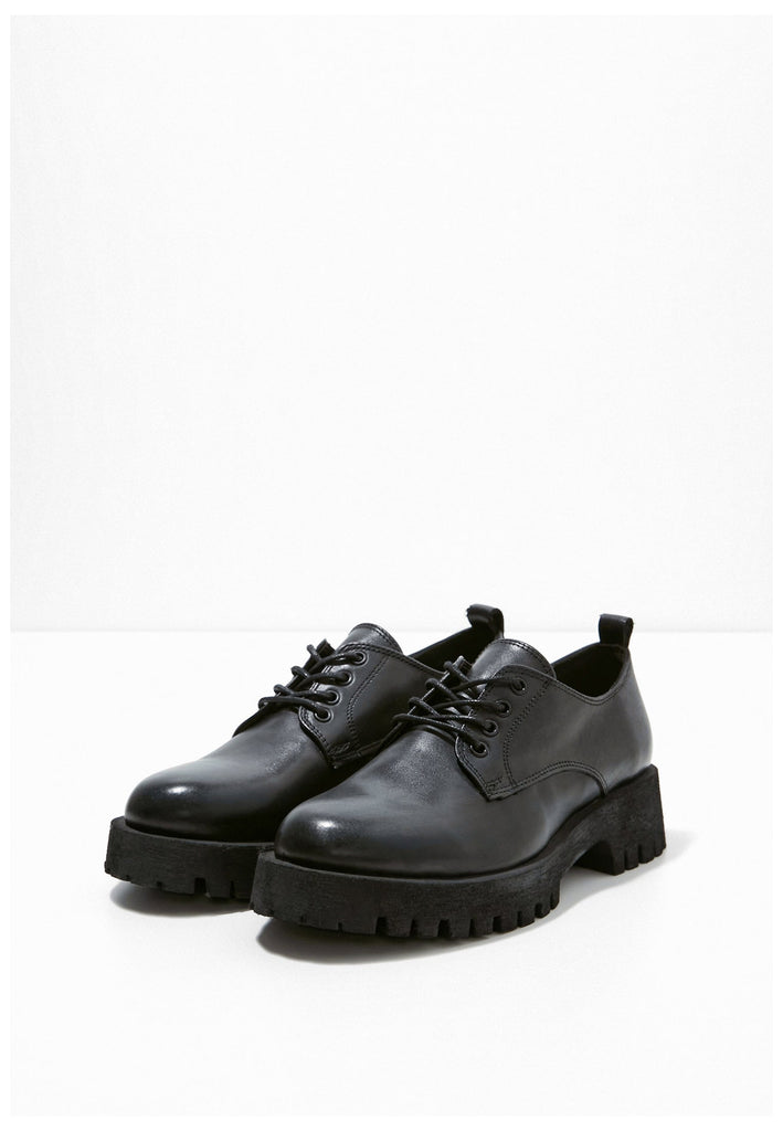 Inuovo Halbschuhe Leder Schwarz - surf4shoes