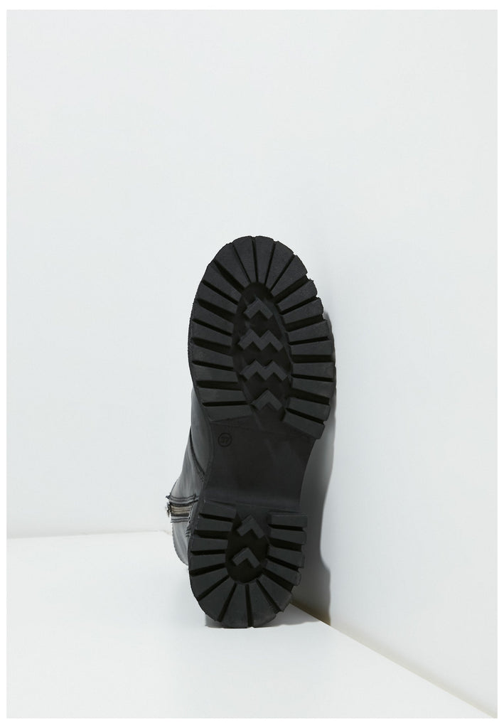 Inuovo Stiefelette Leder Schwarz - surf4shoes