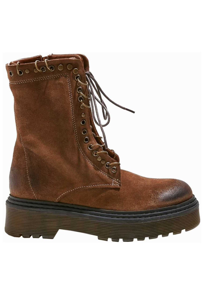 Inuovo Stiefelette Veloursleder Braun - surf4shoes