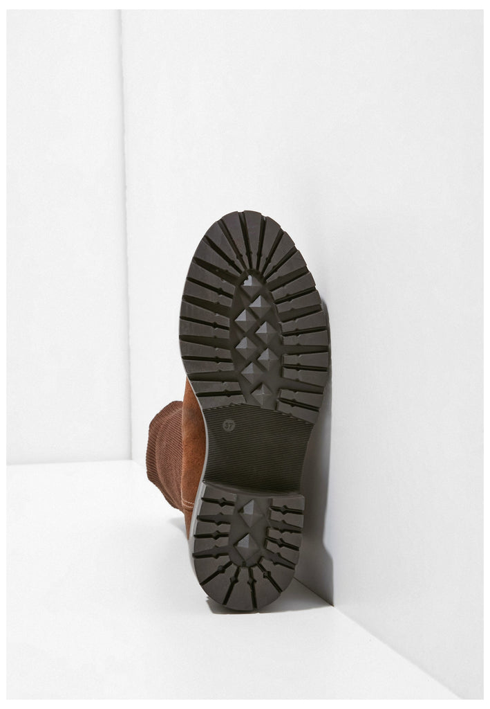 Inuovo Stiefelette Leder/Textil Braun - surf4shoes