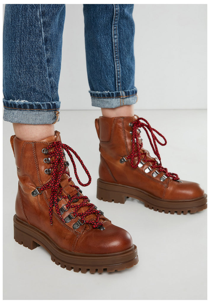 Inuovo Stiefelette Leder Tabacco - surf4shoes