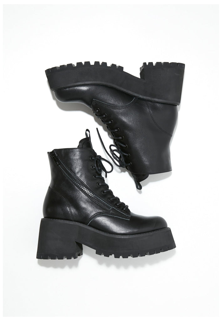 Inuovo Stiefelette Leder Schwarz - surf4shoes