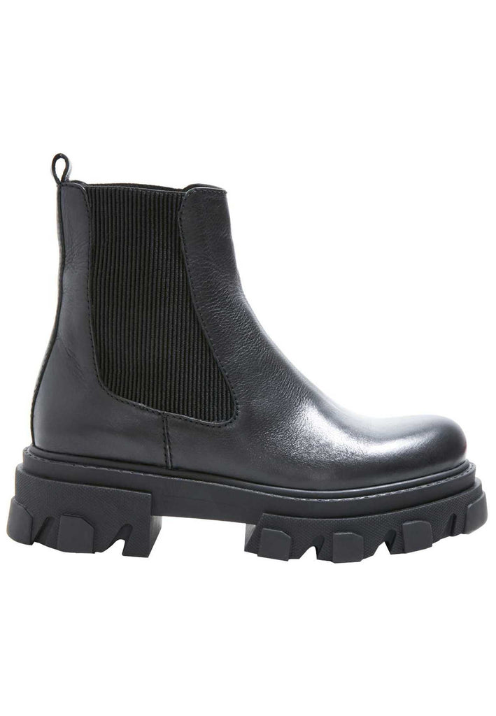 Inuovo Stiefelette Leder/Textil Schwarz - surf4shoes