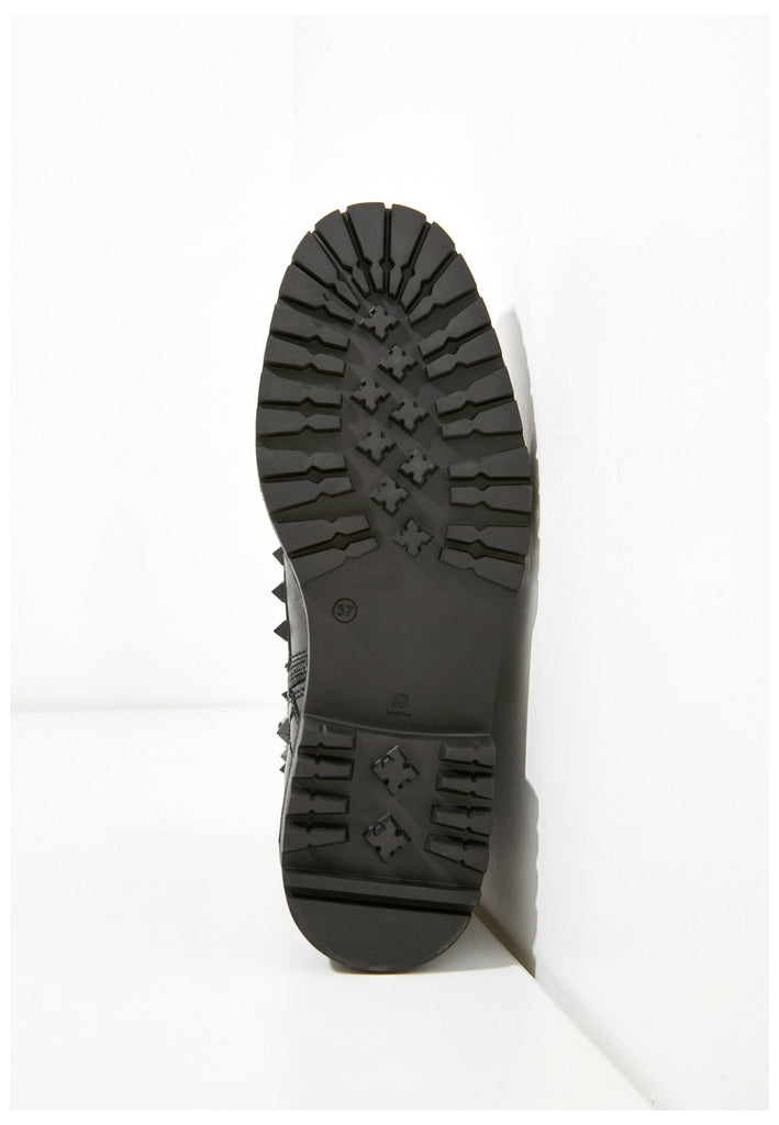 Inuovo Stiefelette Leder Schwarz - surf4shoes