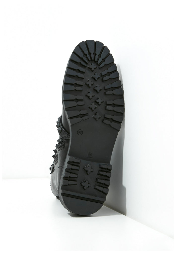 Inuovo Stiefelette Leder Schwarz - surf4shoes