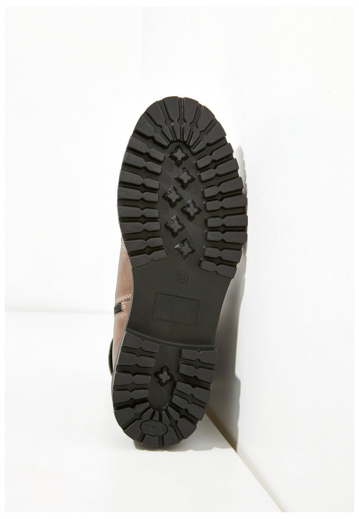 Inuovo Stiefelette Leder/Textil Beige - surf4shoes