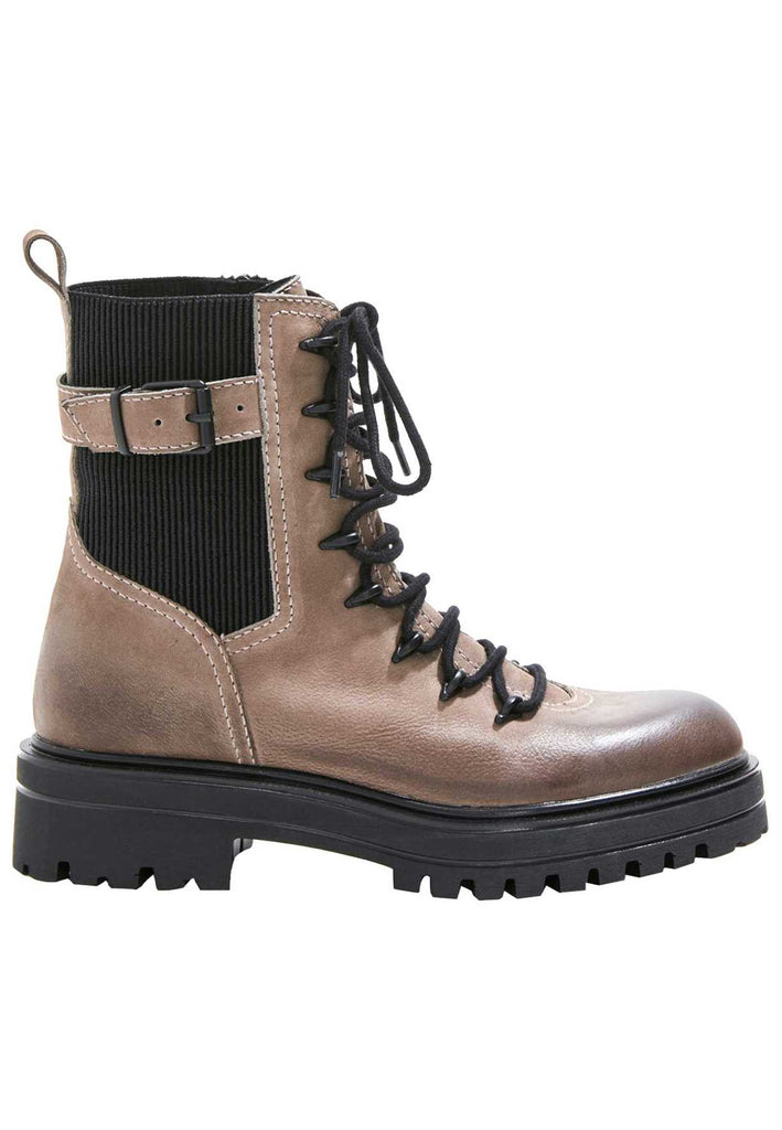 Inuovo Stiefelette Leder/Textil Beige - surf4shoes