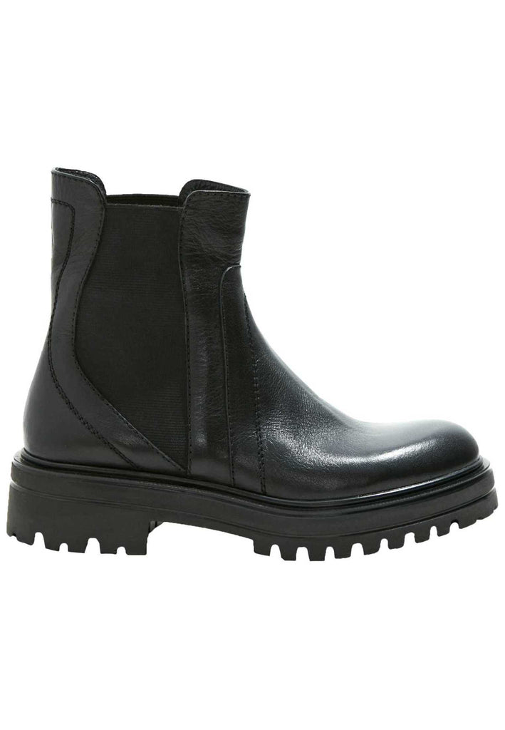 Inuovo Stiefelette Leder/Textil Schwarz - surf4shoes