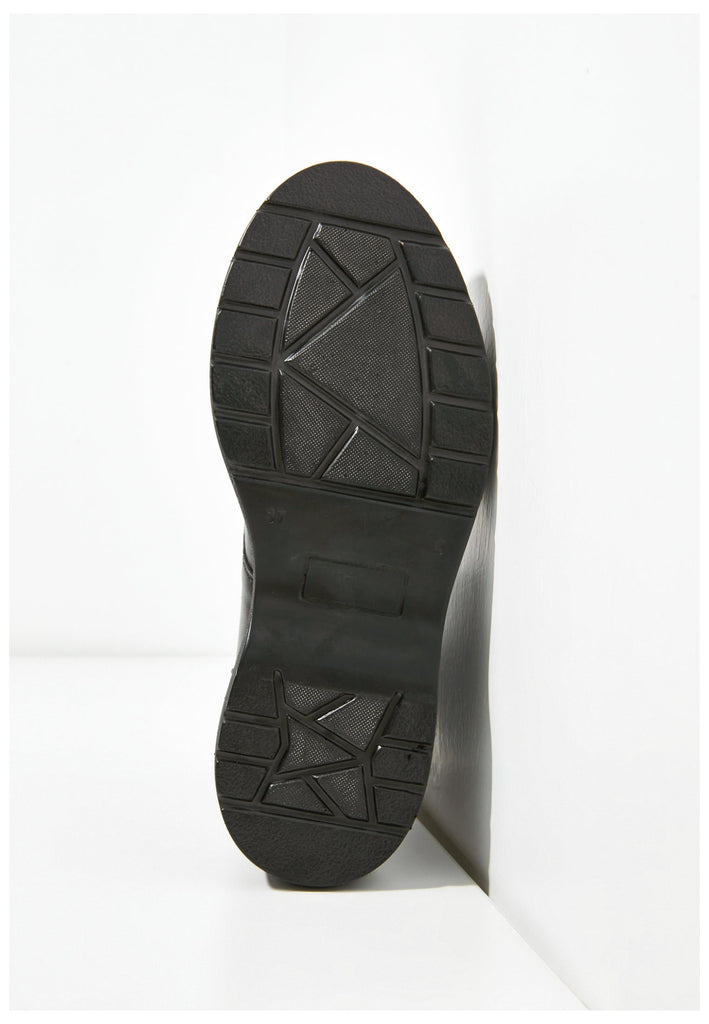 Inuovo Stiefelette Leder Schwarz - surf4shoes