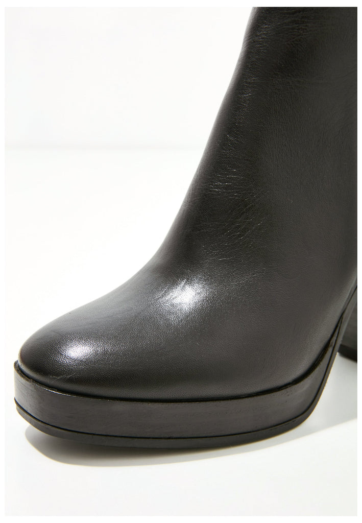 Inuovo Stiefelette Leder Schwarz - surf4shoes