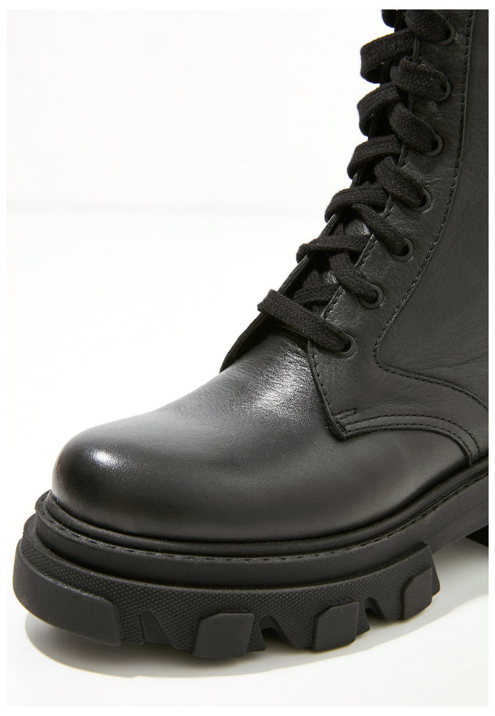 Inuovo Stiefelette Leder Schwarz - surf4shoes