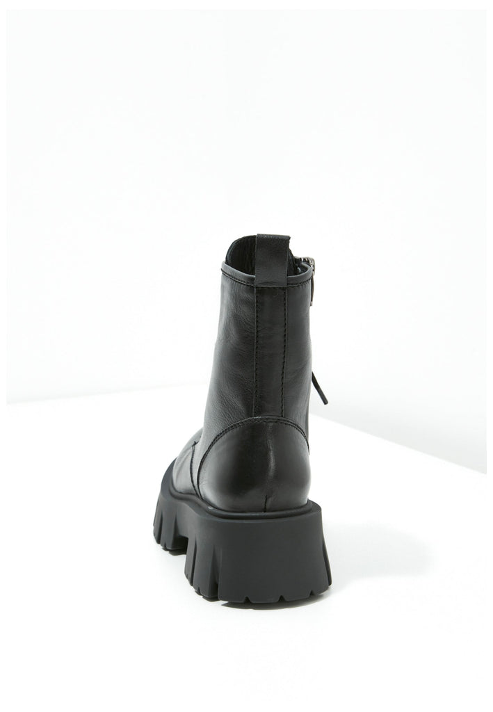 Inuovo Stiefelette Leder Schwarz - surf4shoes