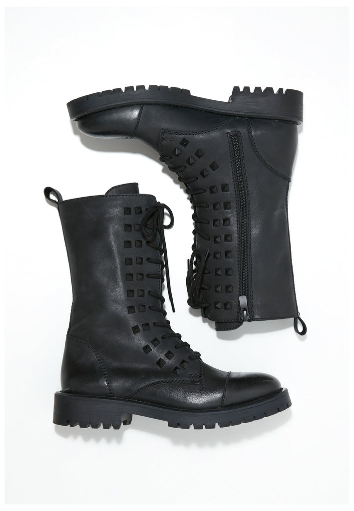 Inuovo Stiefelette Leder Schwarz - surf4shoes