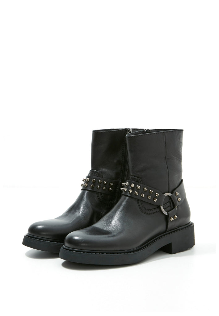 Inuovo Stiefelette Leder Schwarz - surf4shoes