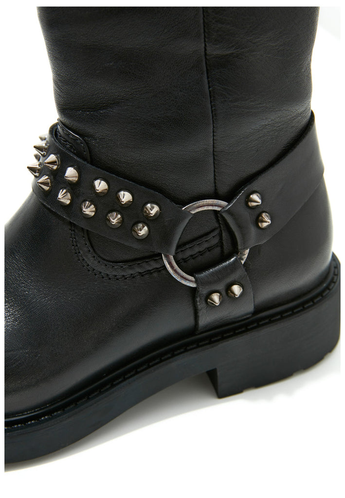 Inuovo Stiefelette Leder Schwarz - surf4shoes