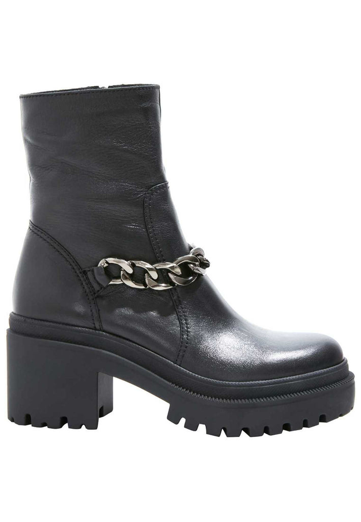 Inuovo Stiefelette Leder Schwarz - surf4shoes