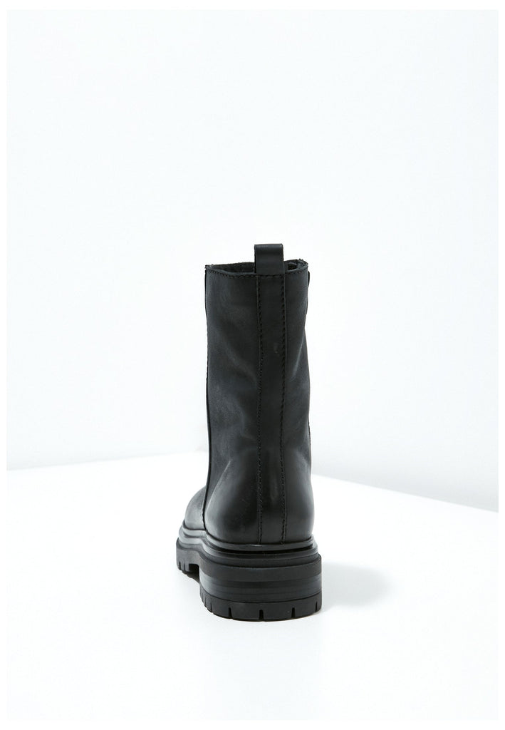 Inuovo Stiefelette Leder Schwarz - surf4shoes