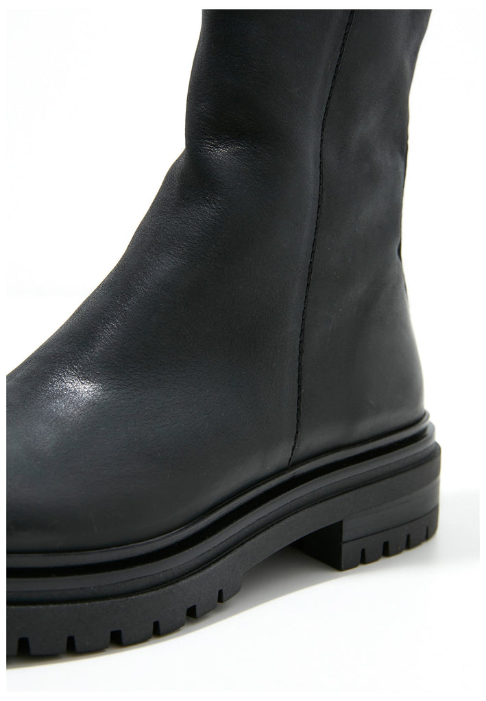Inuovo Stiefelette Leder Schwarz - surf4shoes