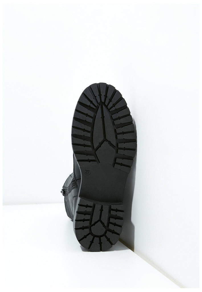 Inuovo Stiefelette Leder Schwarz - surf4shoes