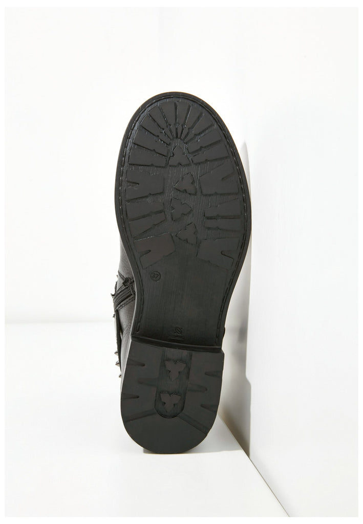 Inuovo Stiefelette Leder Schwarz - surf4shoes