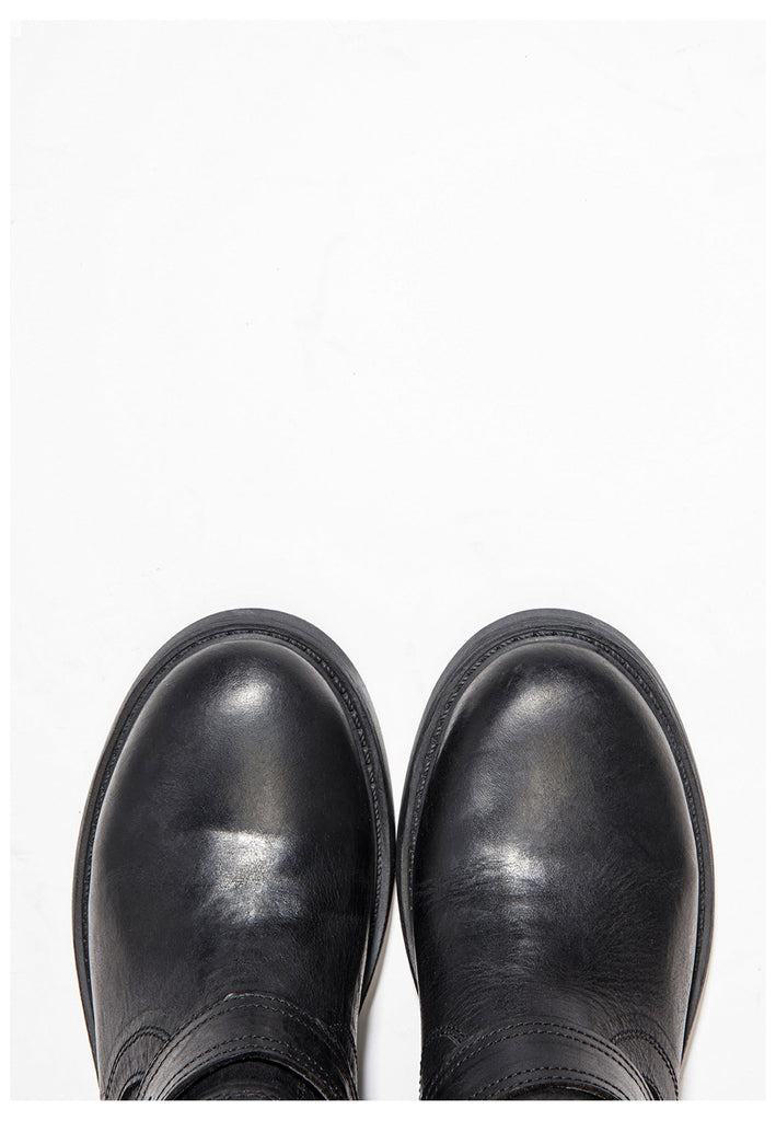 Inuovo Stiefelette Leder Schwarz - surf4shoes