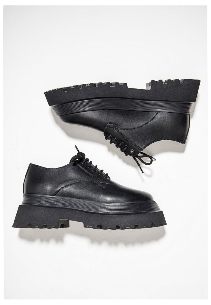 Inuovo Halbschuhe Leder Schwarz - surf4shoes