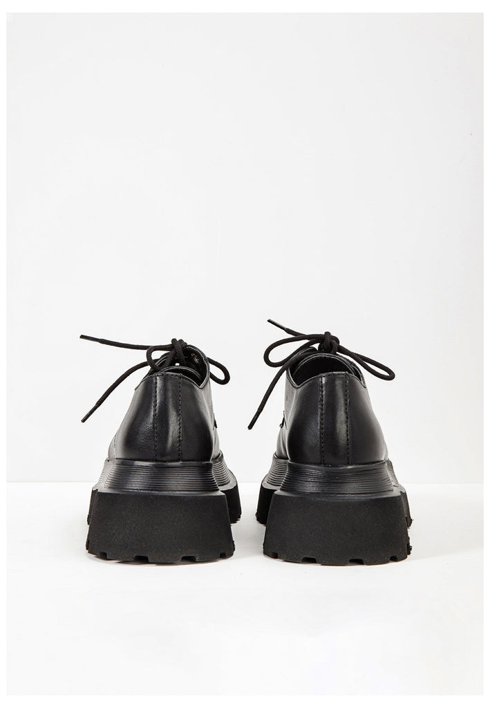 Inuovo Halbschuhe Leder Schwarz - surf4shoes