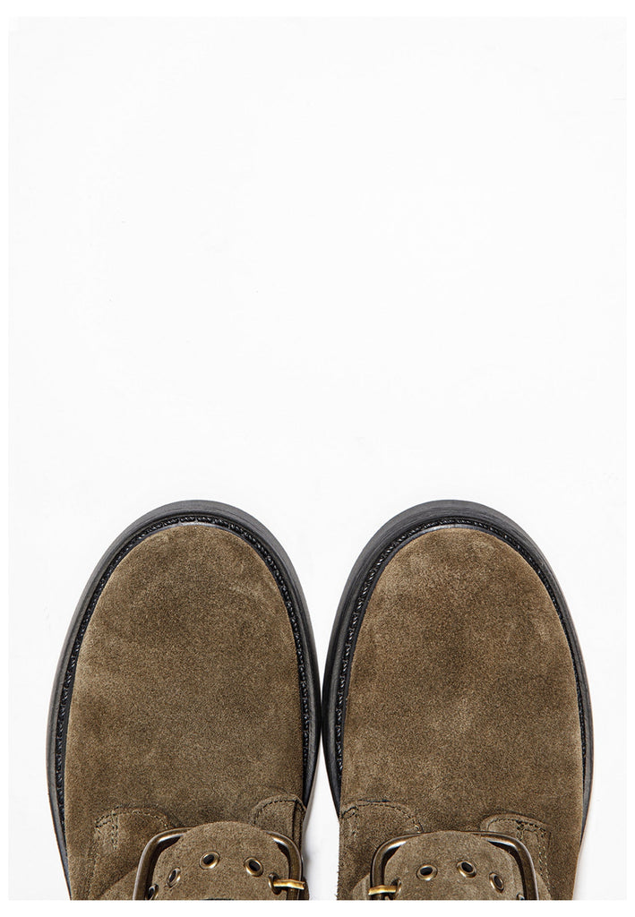 Inuovo Stiefelette Leder Dunkelbraun - surf4shoes