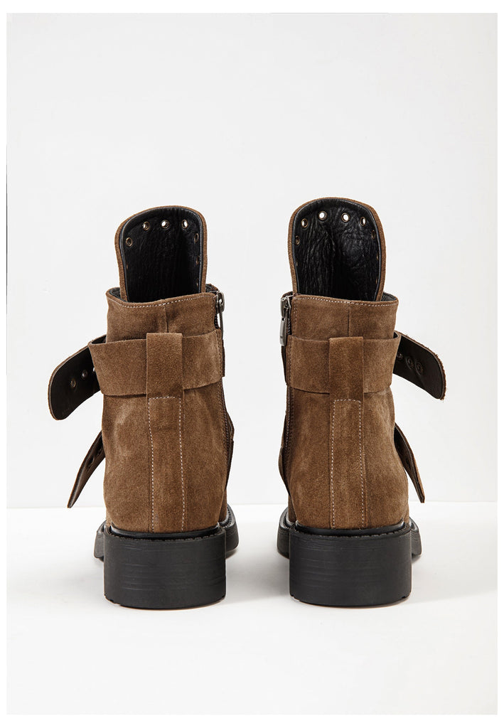 Inuovo Stiefelette Leder Mittelbraun - surf4shoes