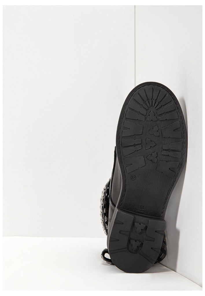 Inuovo Stiefelette Leder Schwarz - surf4shoes