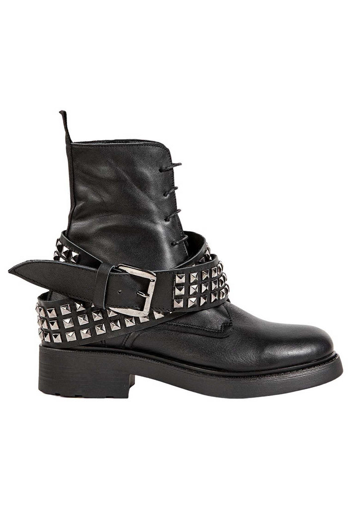 Inuovo Stiefelette Leder Schwarz - surf4shoes