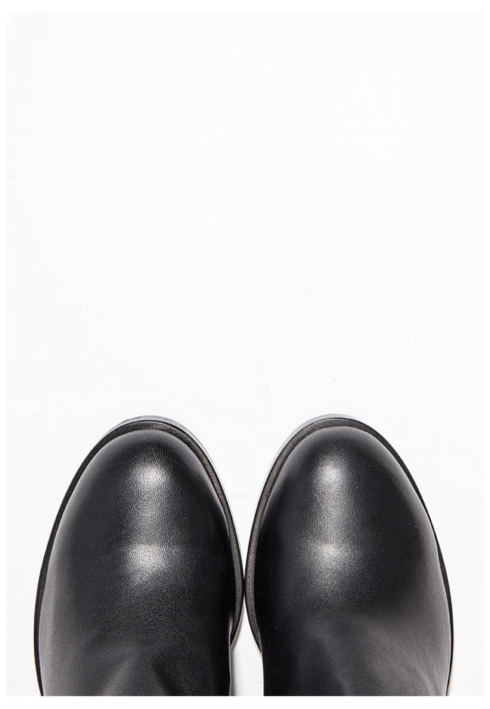 Inuovo Stiefelette Leder Schwarz - surf4shoes