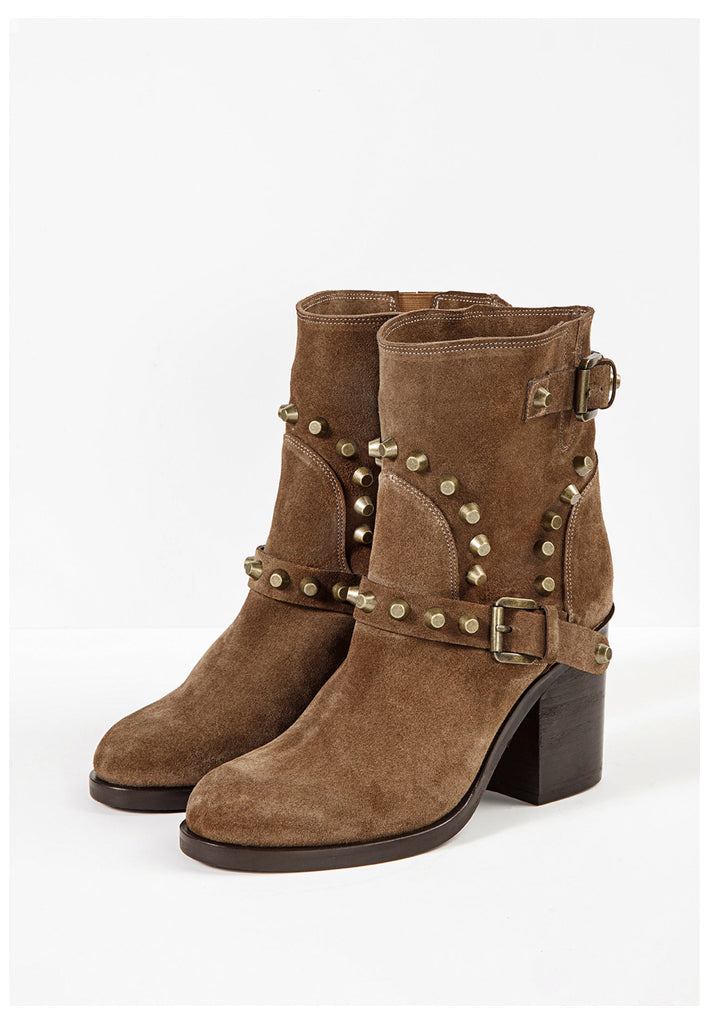 Inuovo Stiefelette Leder Mittelbraun - surf4shoes