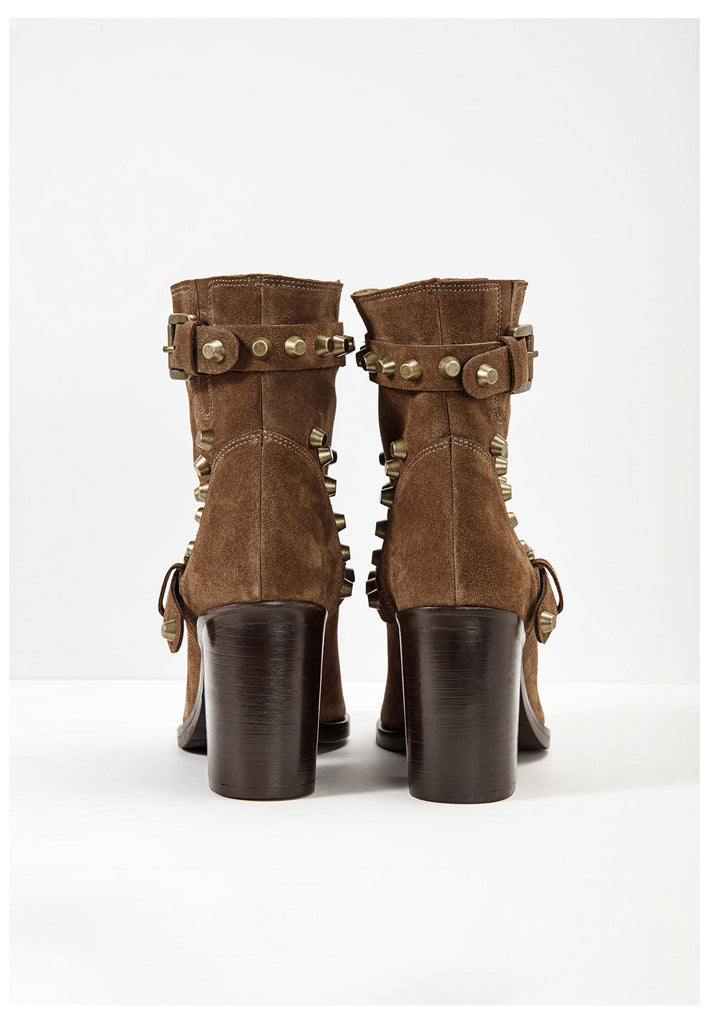 Inuovo Stiefelette Leder Mittelbraun - surf4shoes