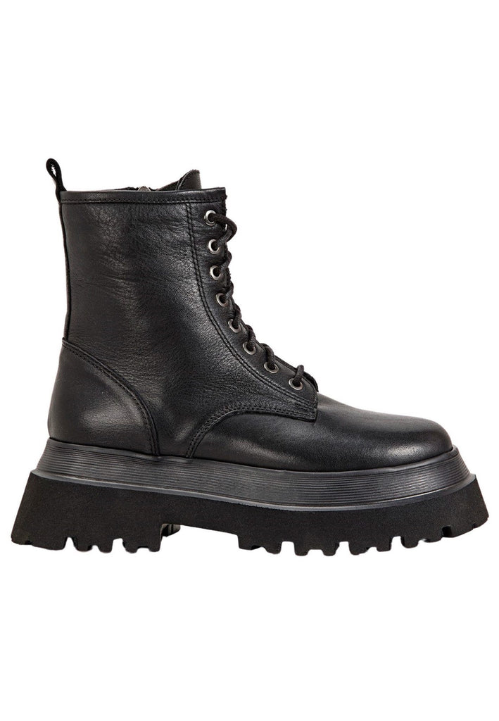 Inuovo Stiefelette Leder Schwarz - surf4shoes