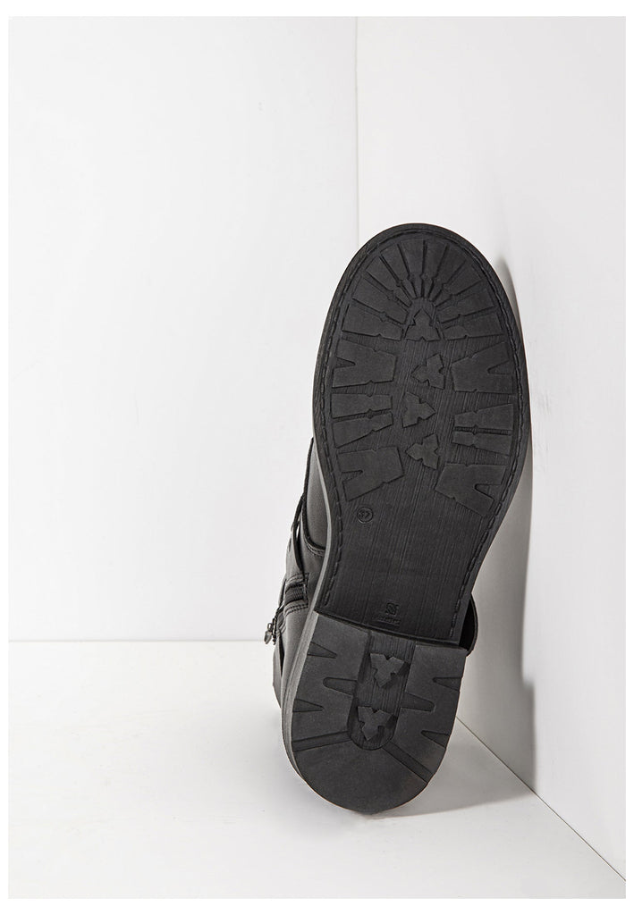 Inuovo Stiefelette Leder Schwarz - surf4shoes