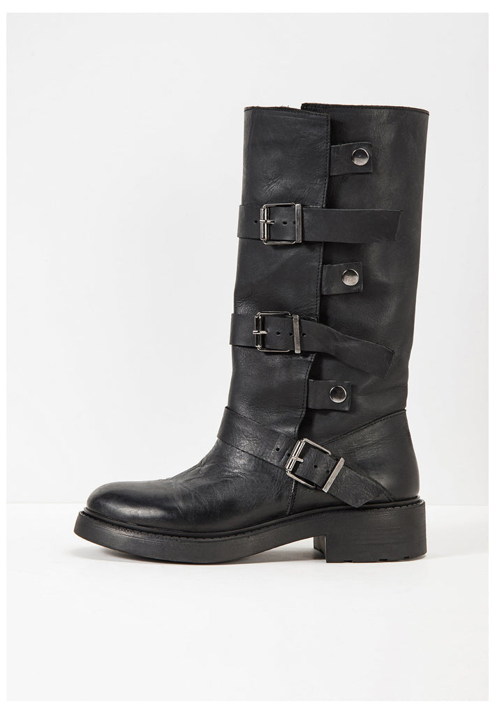 Inuovo Stiefel Leder Schwarz - surf4shoes