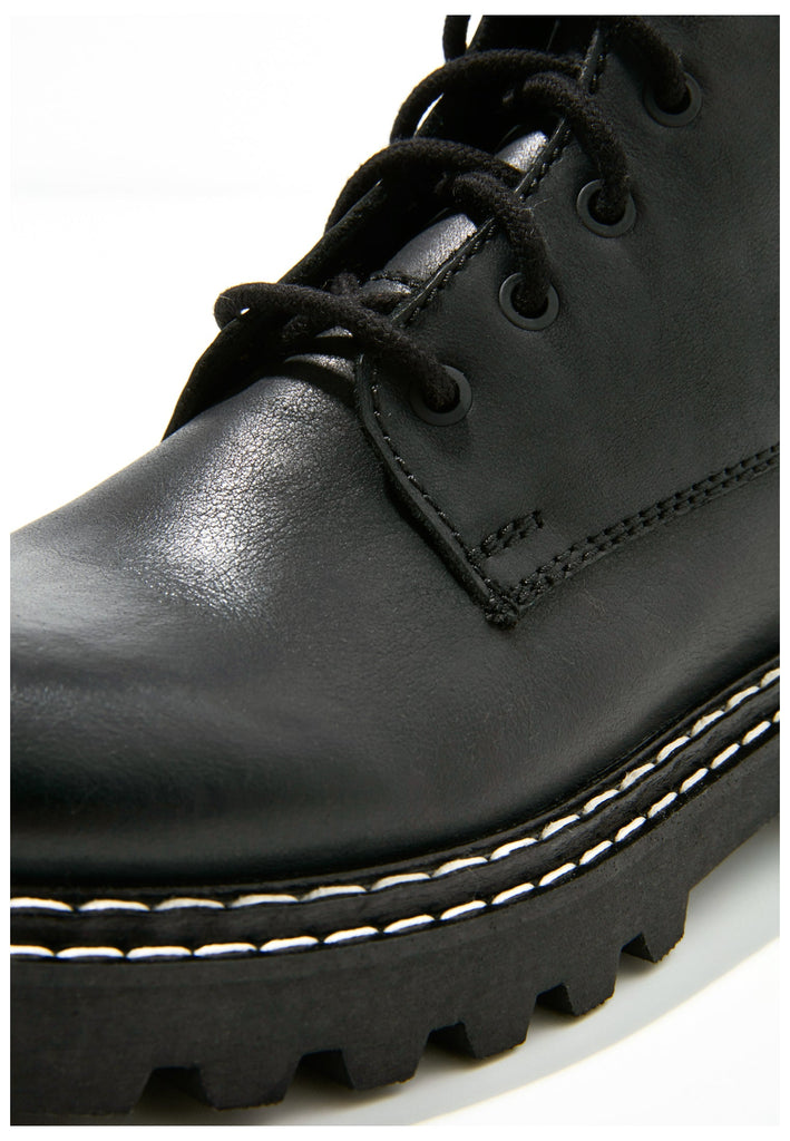 Inuovo Stiefelette Leder Schwarz - surf4shoes