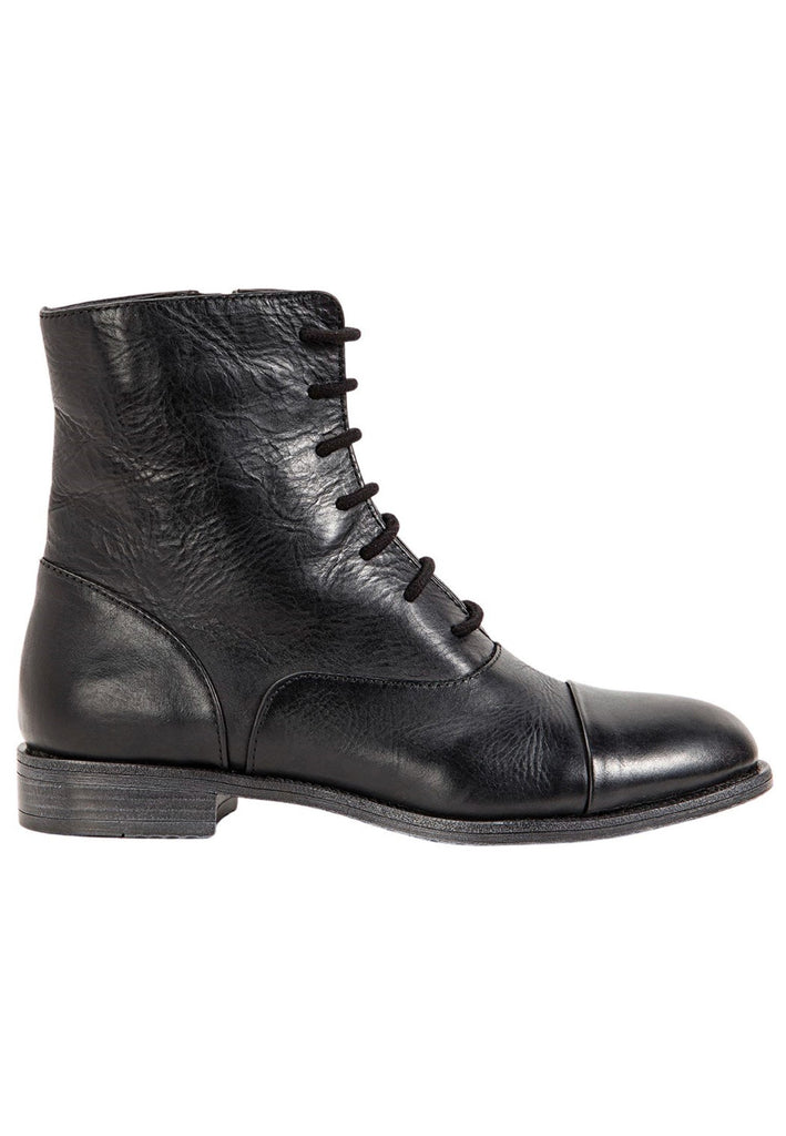 Inuovo Stiefelette Glattleder Schwarz - surf4shoes