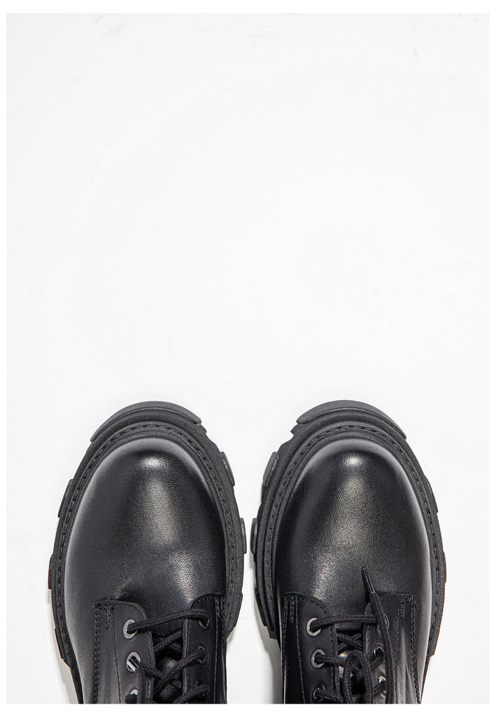 Inuovo Stiefelette Leder Schwarz - surf4shoes