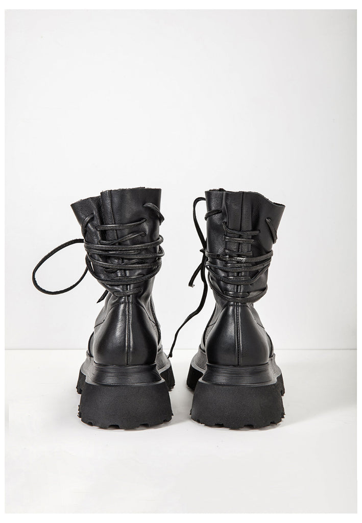 Inuovo Stiefelette Leder Schwarz - surf4shoes