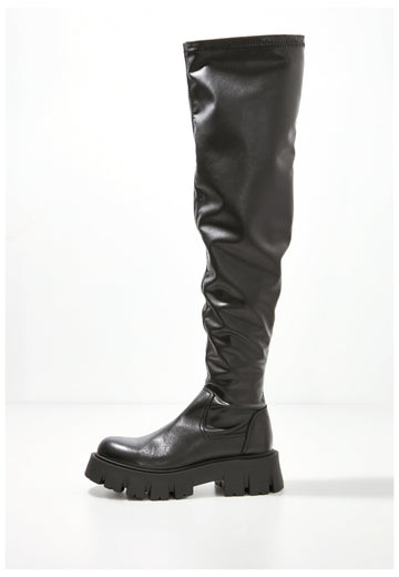Inuovo Stiefel Leder Schwarz - surf4shoes