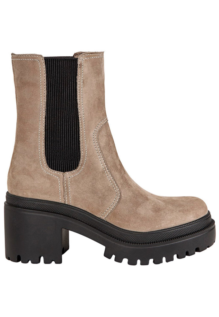 Inuovo Stiefelette Leder/Textil Beige - surf4shoes