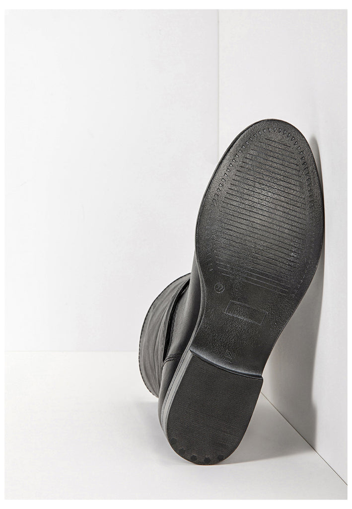 Inuovo Stiefelette Leder Schwarz - surf4shoes