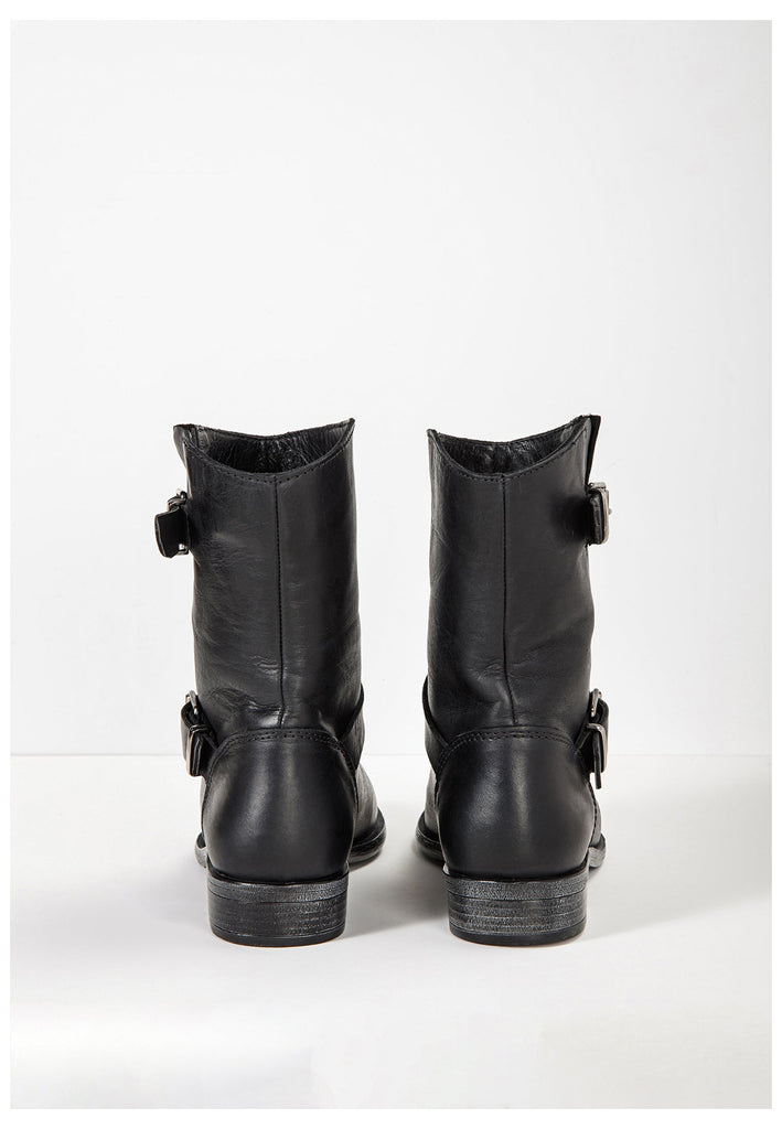 Inuovo Stiefelette Leder Schwarz - surf4shoes