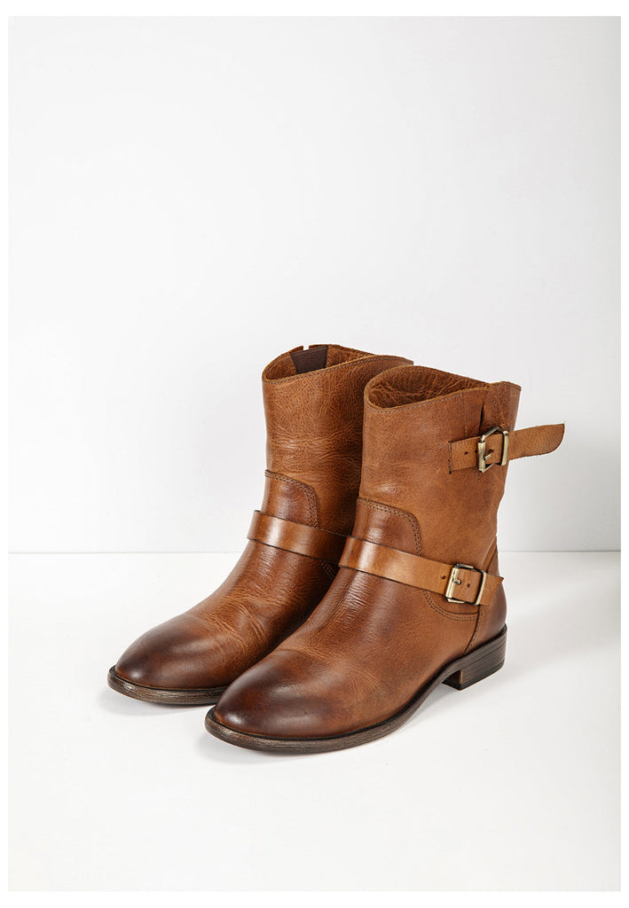 Inuovo Stiefelette Leder Tan - surf4shoes