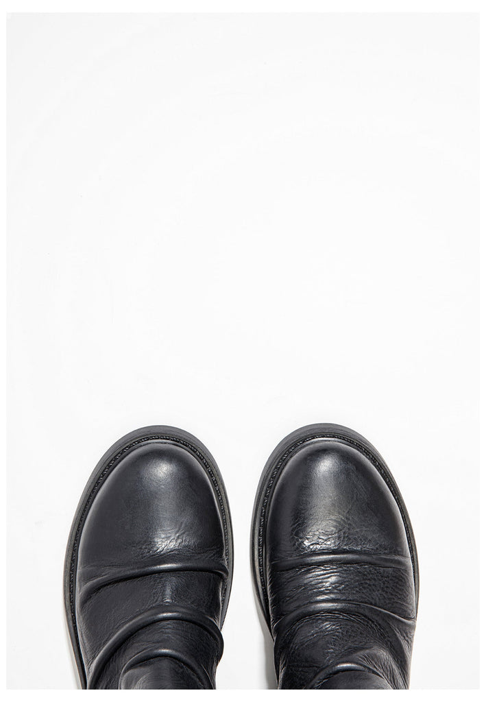 Inuovo Stiefelette Leder Schwarz - surf4shoes